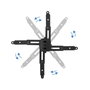 Tooq Soporte de Techo para Proyector PJ2012T-B Inclinable Negro